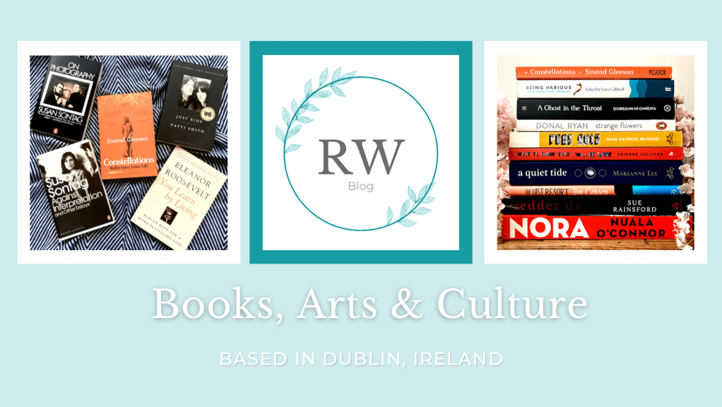 Selection of books on homepage for book blog