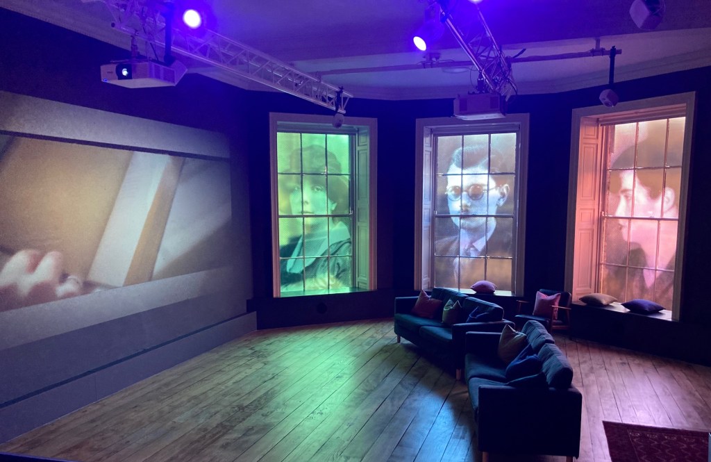 Detail of -Love, says Bloom exhibition curated by Nuala O'Connor at MoLI, about love between James Joyce and his family